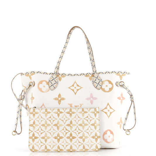 Neverfull NM Tote By The Pool Monogram Watercolor Giant MM