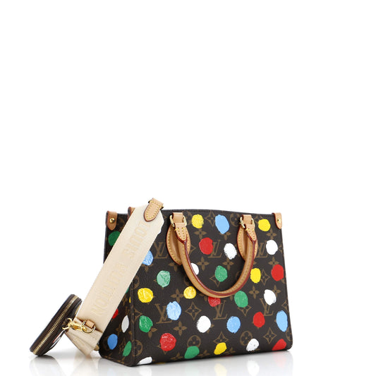 OnTheGo Tote Yayoi Kusama Painted Dots Monogram Canvas PM