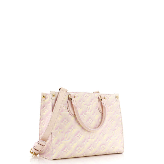 OnTheGo Tote Stardust Monogram Empreinte Leather PM