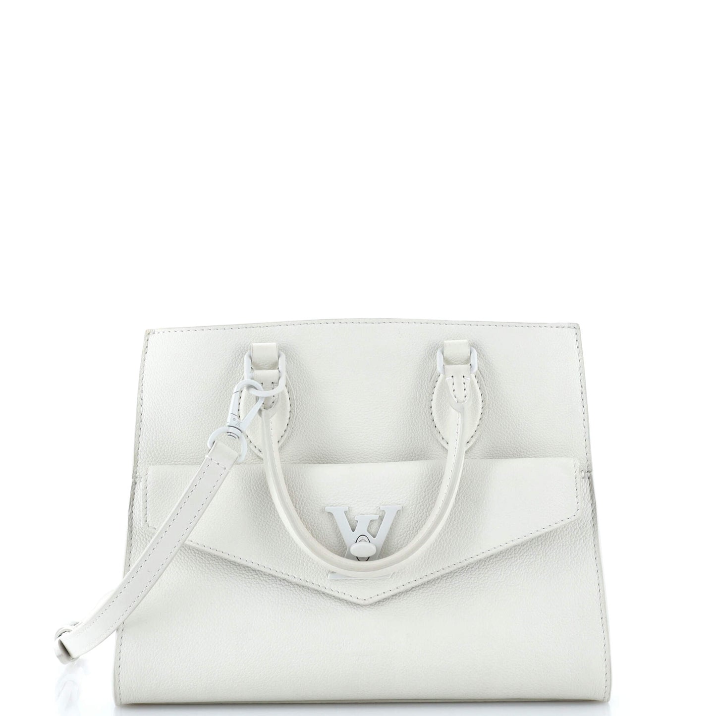 Lockme Monochrome Tote Leather PM