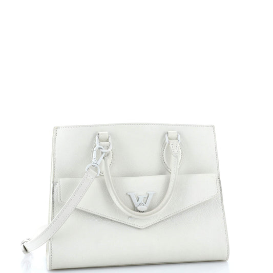 Lockme Monochrome Tote Leather PM