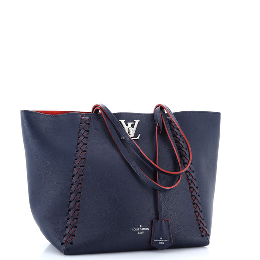 Lockme Cabas Braided Leather