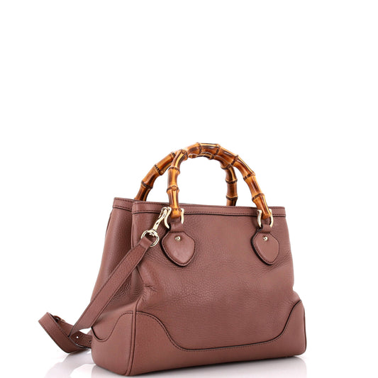 Bamboo Shopper Tote Leather Small
