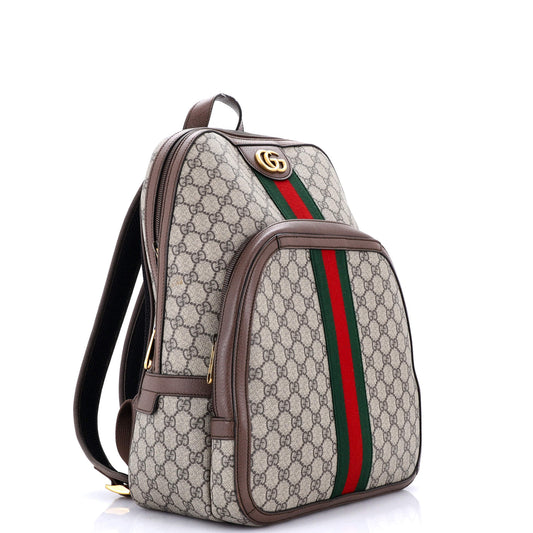 Ophidia Backpack GG Coated Canvas Medium
