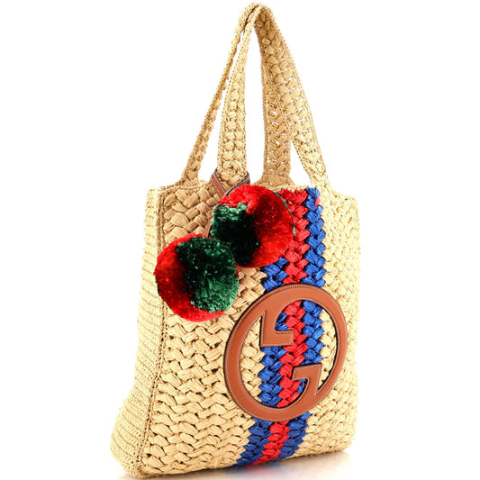 Blondie NM Open Tote Raffia Small