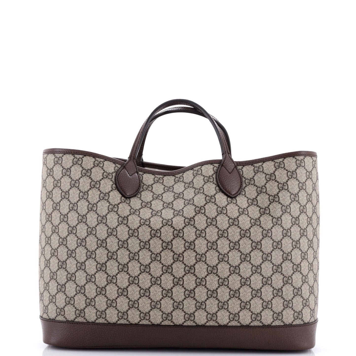 Ophidia Top Handle Shopping Tote GG Coated Canvas and Leather Medium