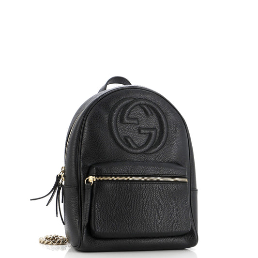 Soho Chain Backpack Leather