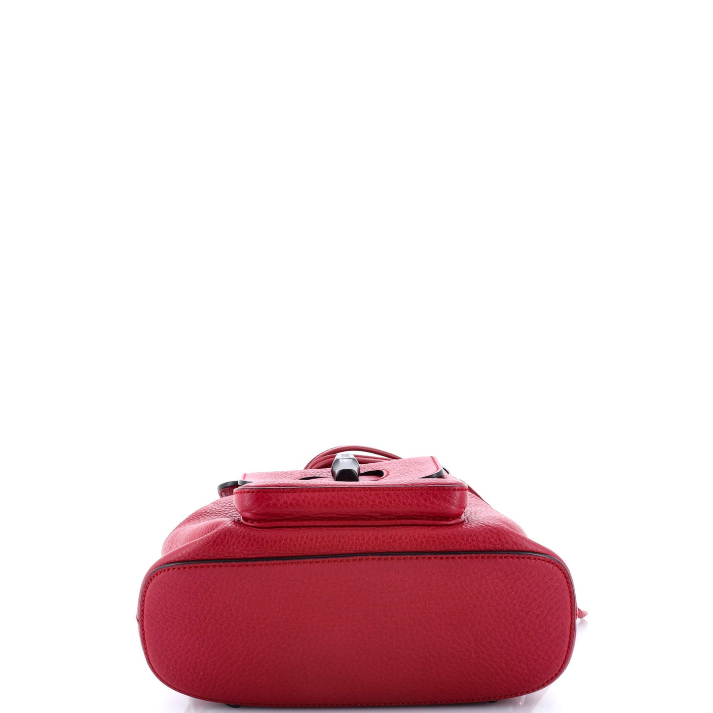 Bamboo Tassel Backpack Leather Mini