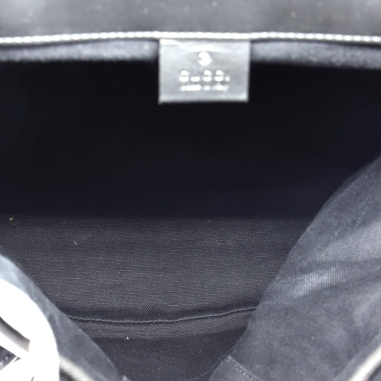 Double Pocket Buckle Backpack GG Coated Canvas Large