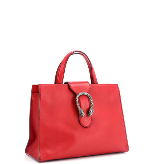 Web Dionysus Top Handle Bag Leather Large