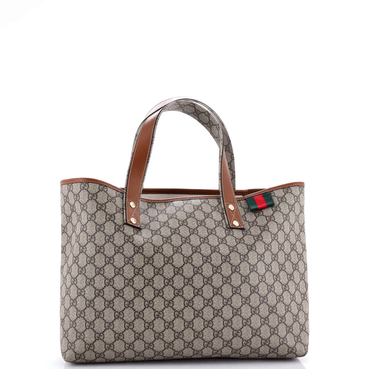 Web Loop Tote GG Coated Canvas Medium
