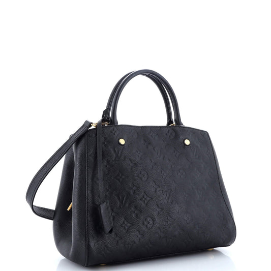 Montaigne Handbag Monogram Empreinte Leather MM