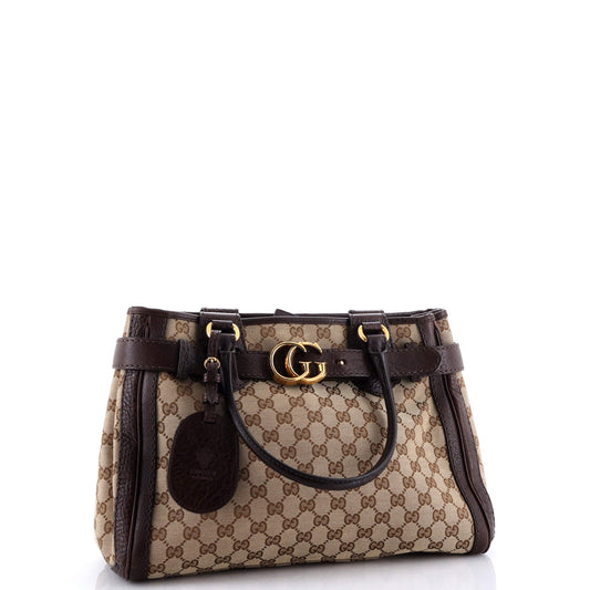 GG Running Tote GG Canvas Medium