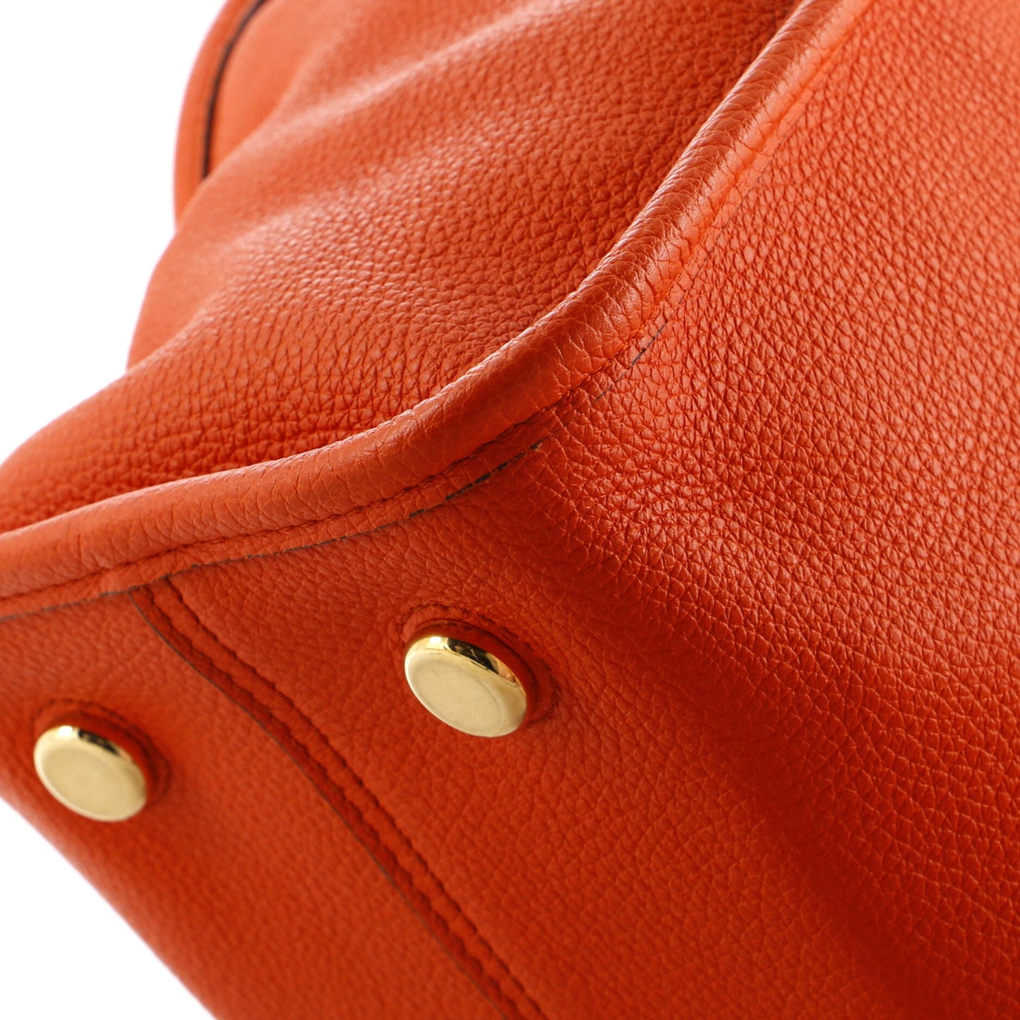 Logo Tote Embossed Leather Small