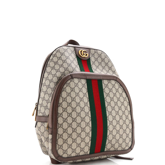 Ophidia Backpack GG Coated Canvas Medium