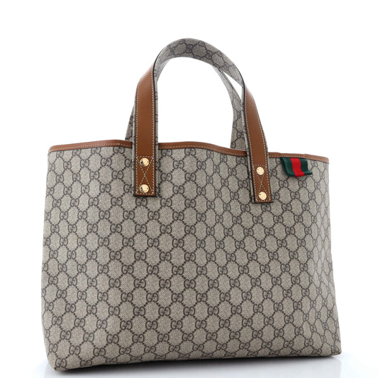 Web Loop Tote GG Coated Canvas Medium