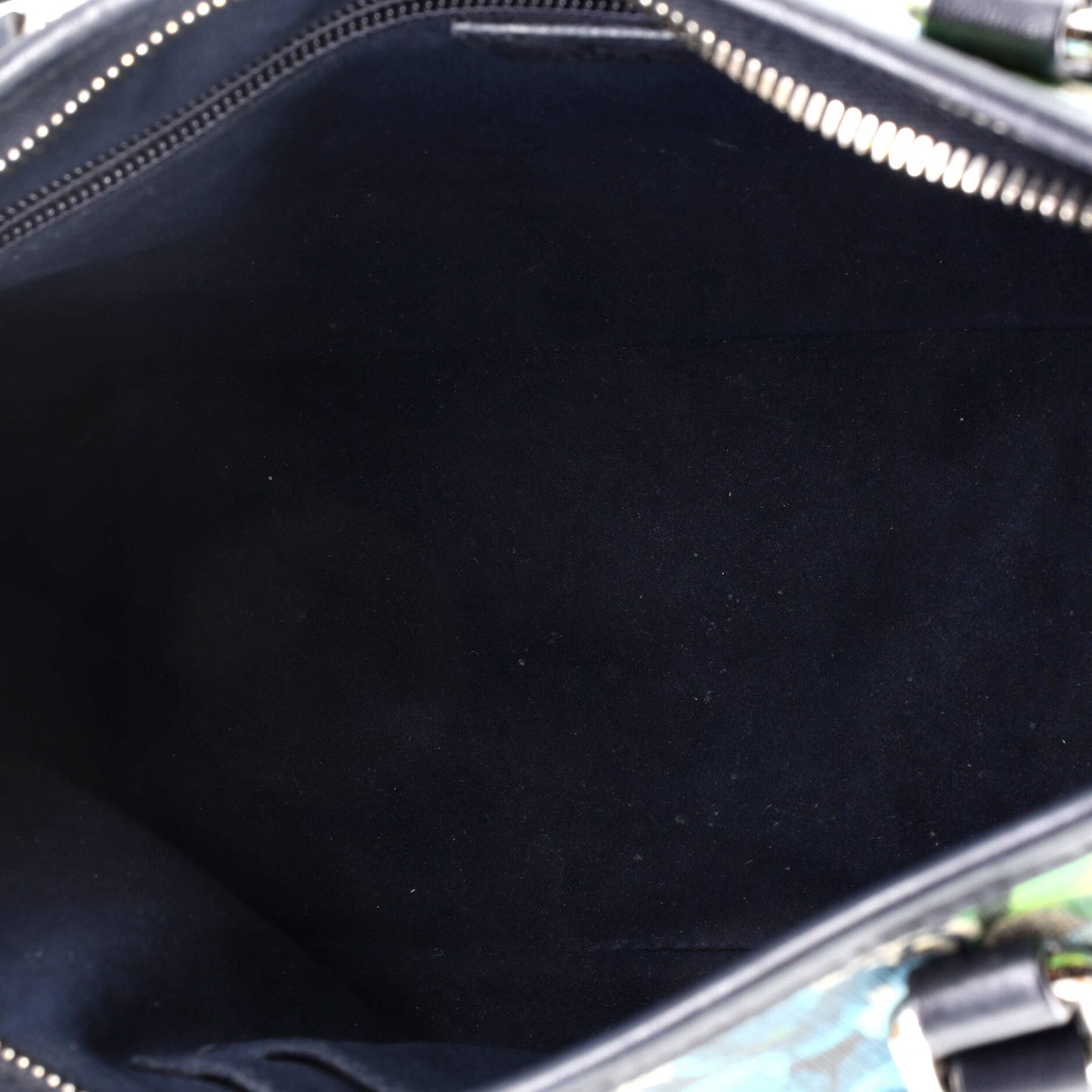 Convertible Zip Tote Blooms Print GG Coated Canvas Medium