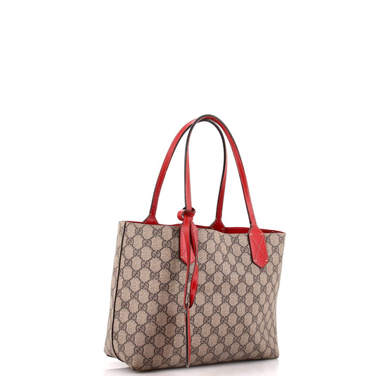 Reversible Tote GG Print Leather Small