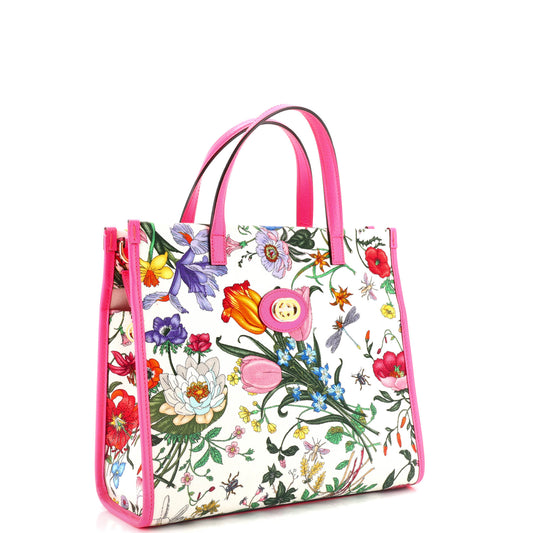 Convertible Tote Flora Canvas Medium