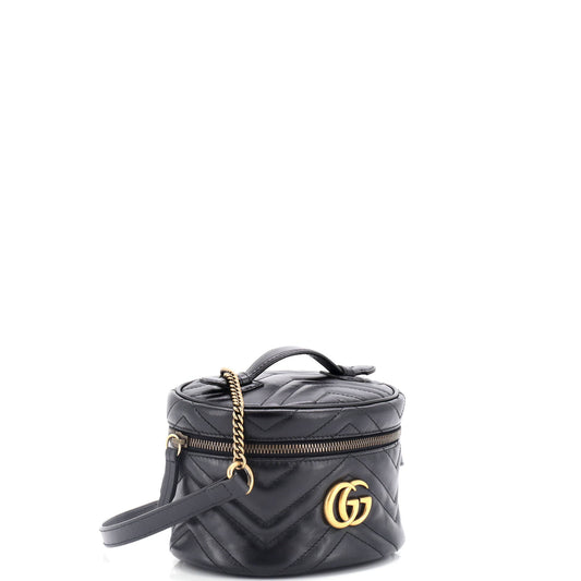 GG Marmont Vanity Backpack Matelasse Leather Mini