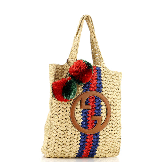 Blondie NM Open Tote Raffia Small