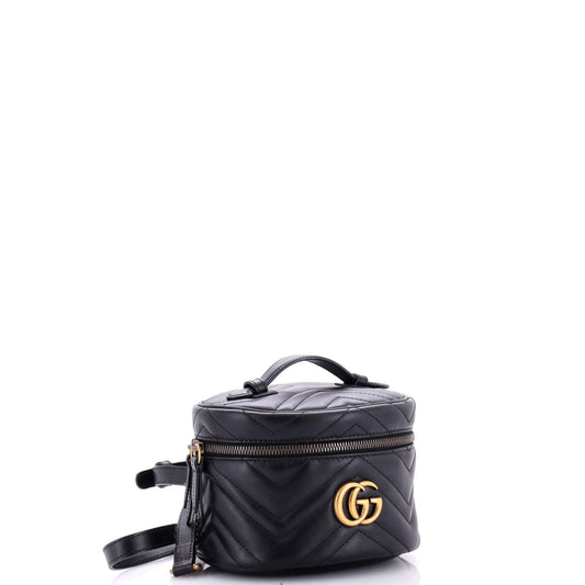 GG Marmont Vanity Backpack Matelasse Leather Mini