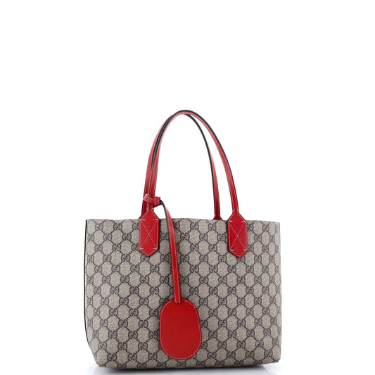 Reversible Tote GG Print Leather Small