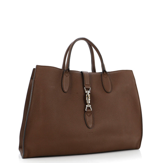 Jackie Soft Tote Leather Large
