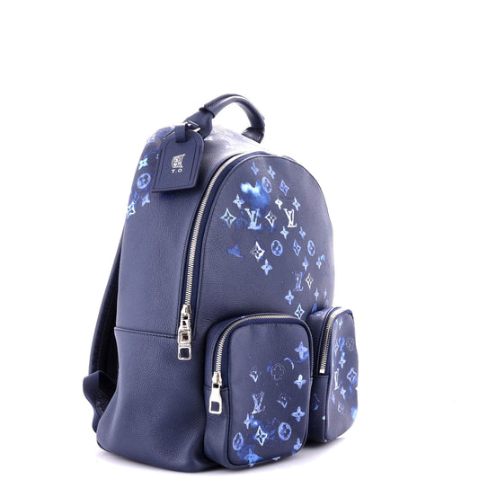 Multipocket Backpack Limited Edition Monogram Ink Watercolor Leather