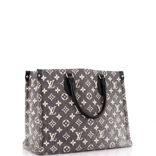OnTheGo Tote Monogram Jacquard Denim MM