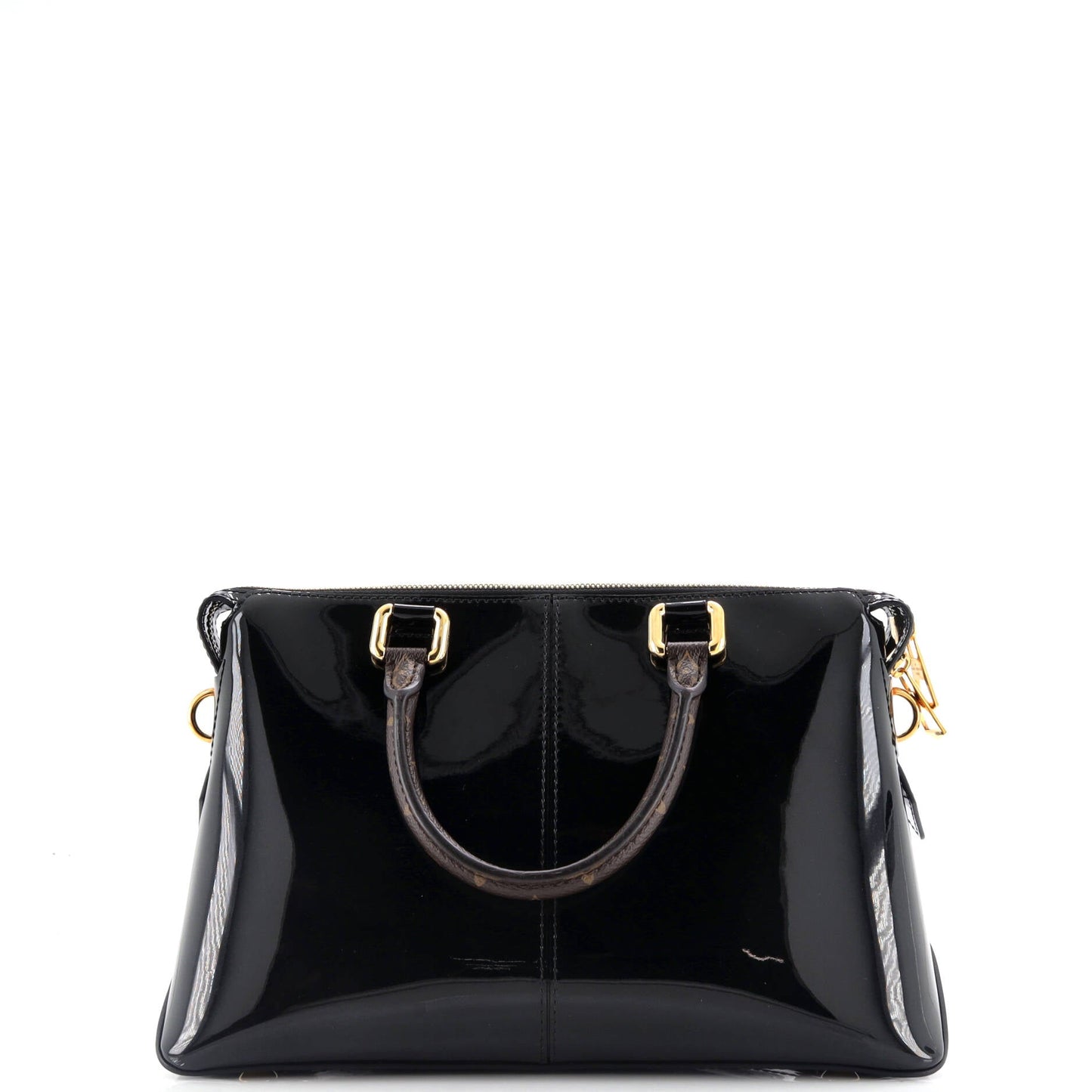 Miroir Handbag Vernis with Monogram Canvas