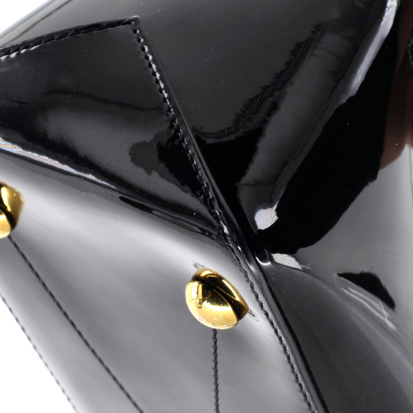 Miroir Handbag Vernis with Monogram Canvas