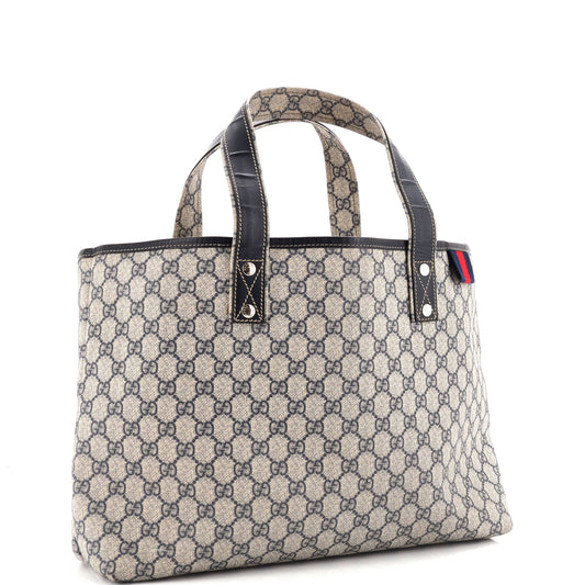 Web Loop Tote GG Coated Canvas Medium