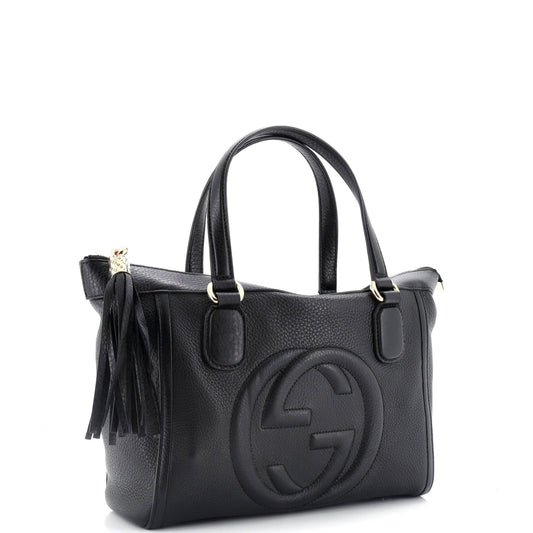 Soho Zip Tote Leather Small