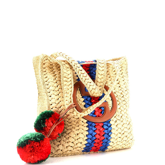 Blondie NM Open Tote Raffia Small