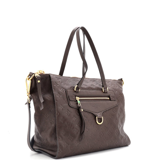 Lumineuse Handbag Monogram Empreinte Leather PM