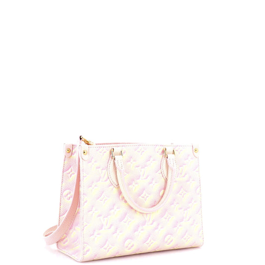 OnTheGo Tote Stardust Monogram Empreinte Leather PM