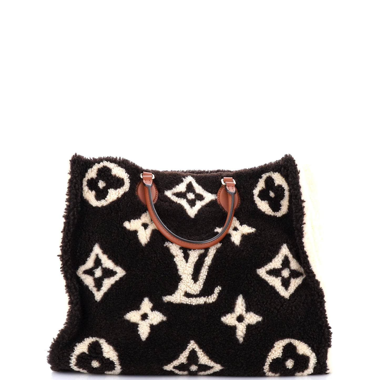 OnTheGo Tote Monogram Giant Teddy Fleece GM