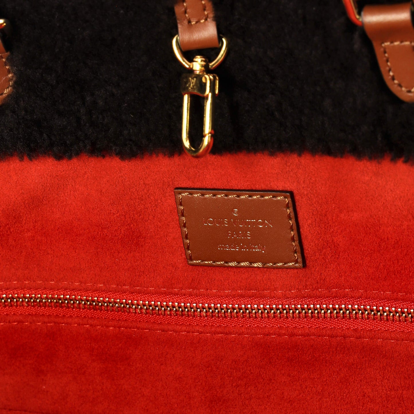 OnTheGo Tote Monogram Giant Teddy Fleece GM