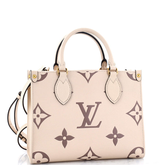 OnTheGo Tote Bicolor Monogram Empreinte Giant PM