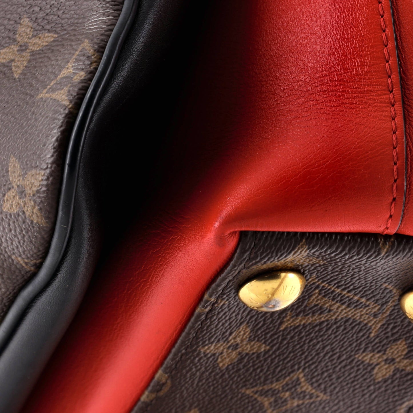 Millefeuille Handbag Monogram Canvas and Leather