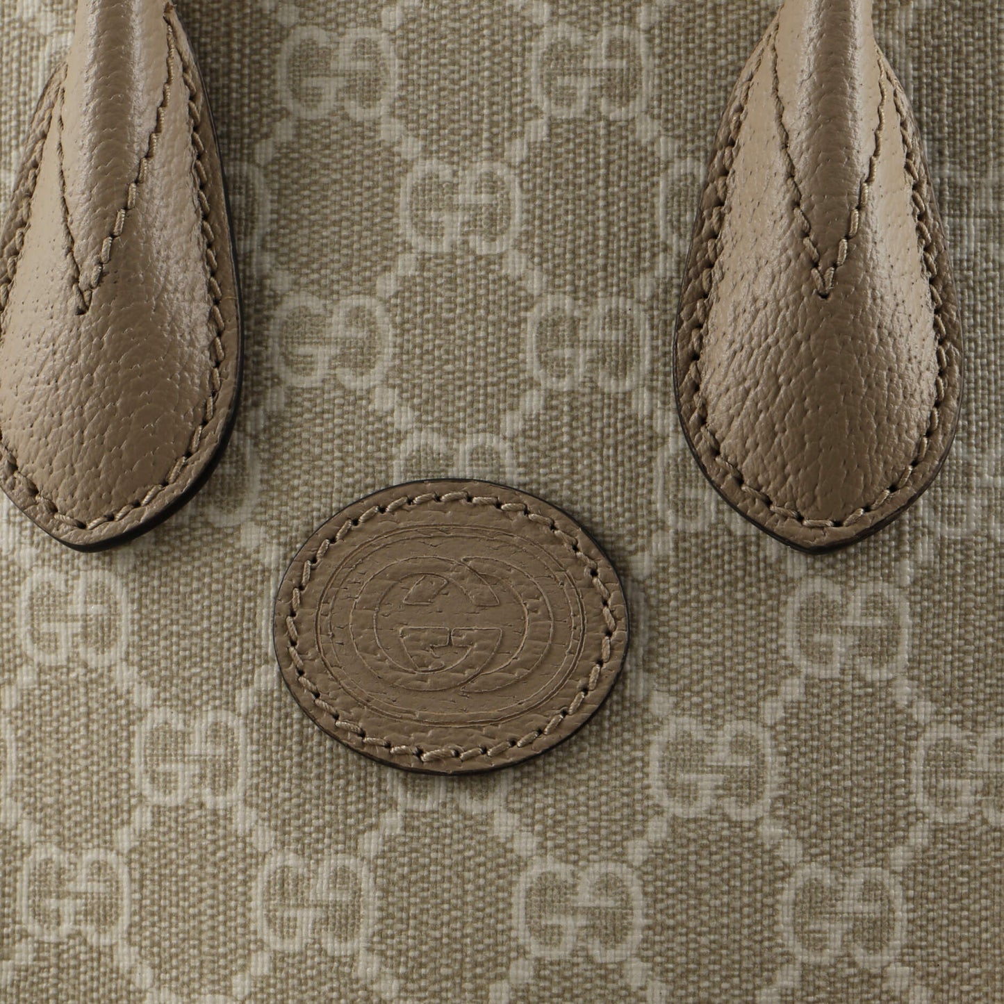 Interlocking G Patch Tote GG Coated Canvas Mini