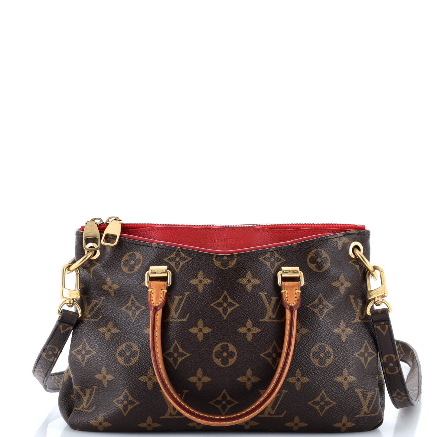 Pallas Tote Monogram Canvas with Leather BB