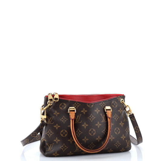 Pallas Tote Monogram Canvas with Leather BB