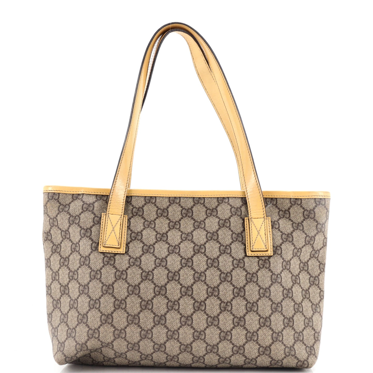 Plus Tote GG Coated Canvas with Leather Small