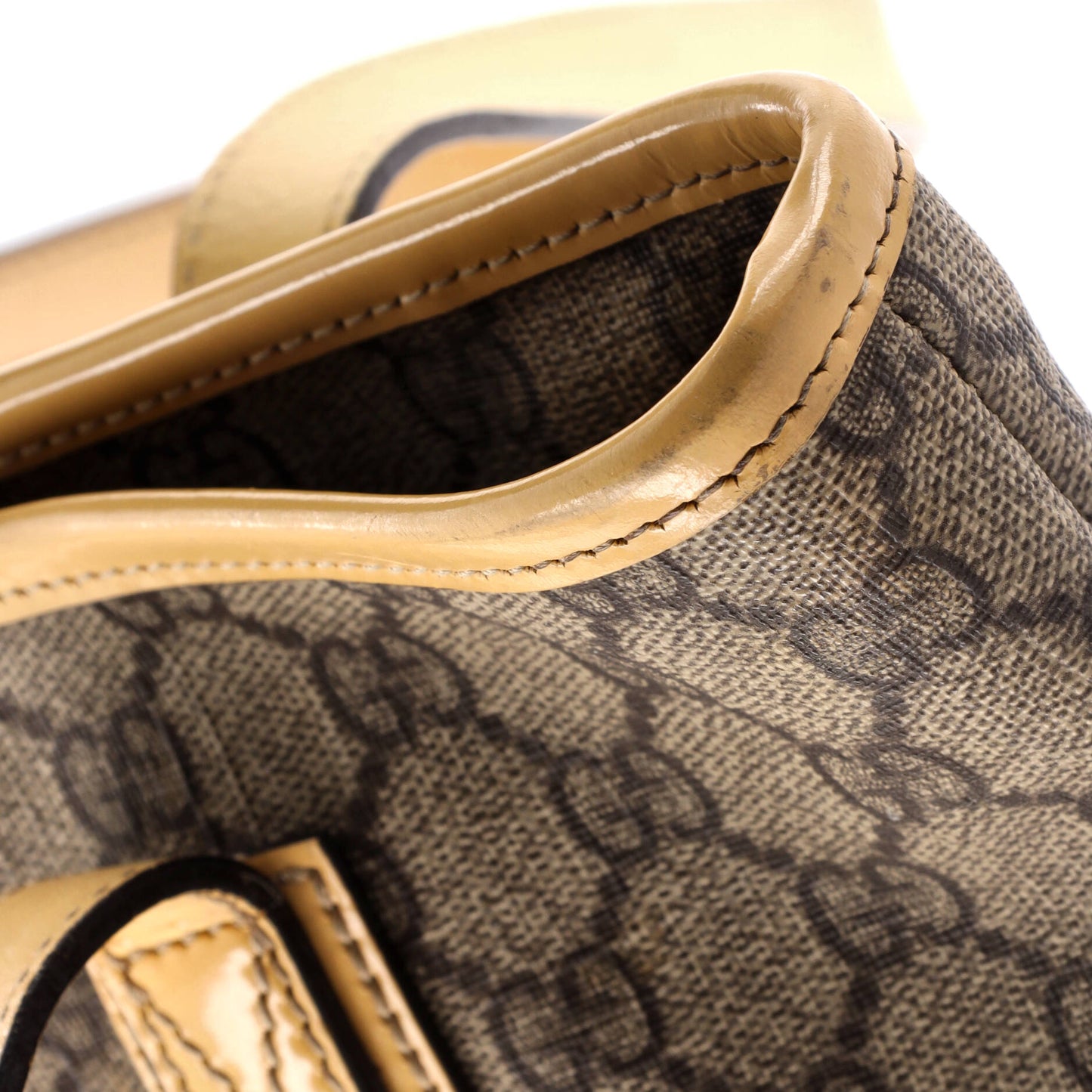 Plus Tote GG Coated Canvas with Leather Small