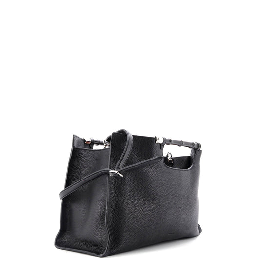 Bamboo Daily Tote Leather Wide
