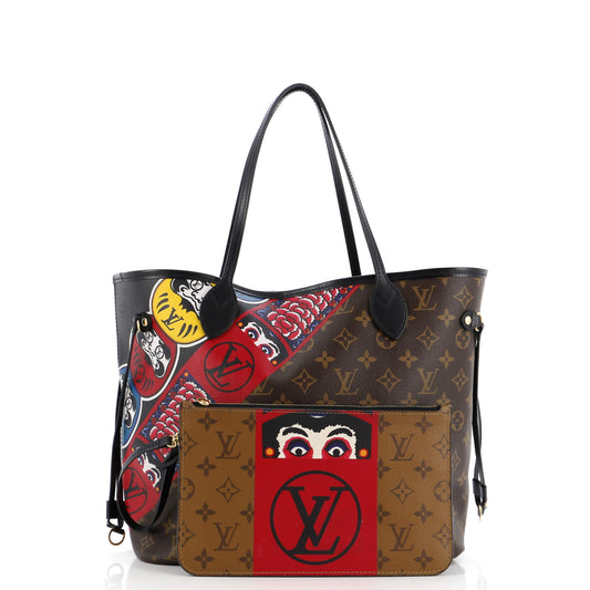 Neverfull NM Tote Limited Edition Kabuki Monogram Canvas MM