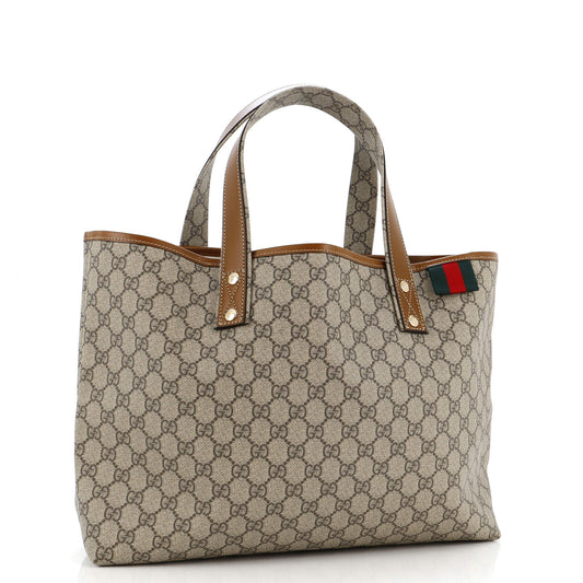 Web Loop Tote GG Coated Canvas Medium