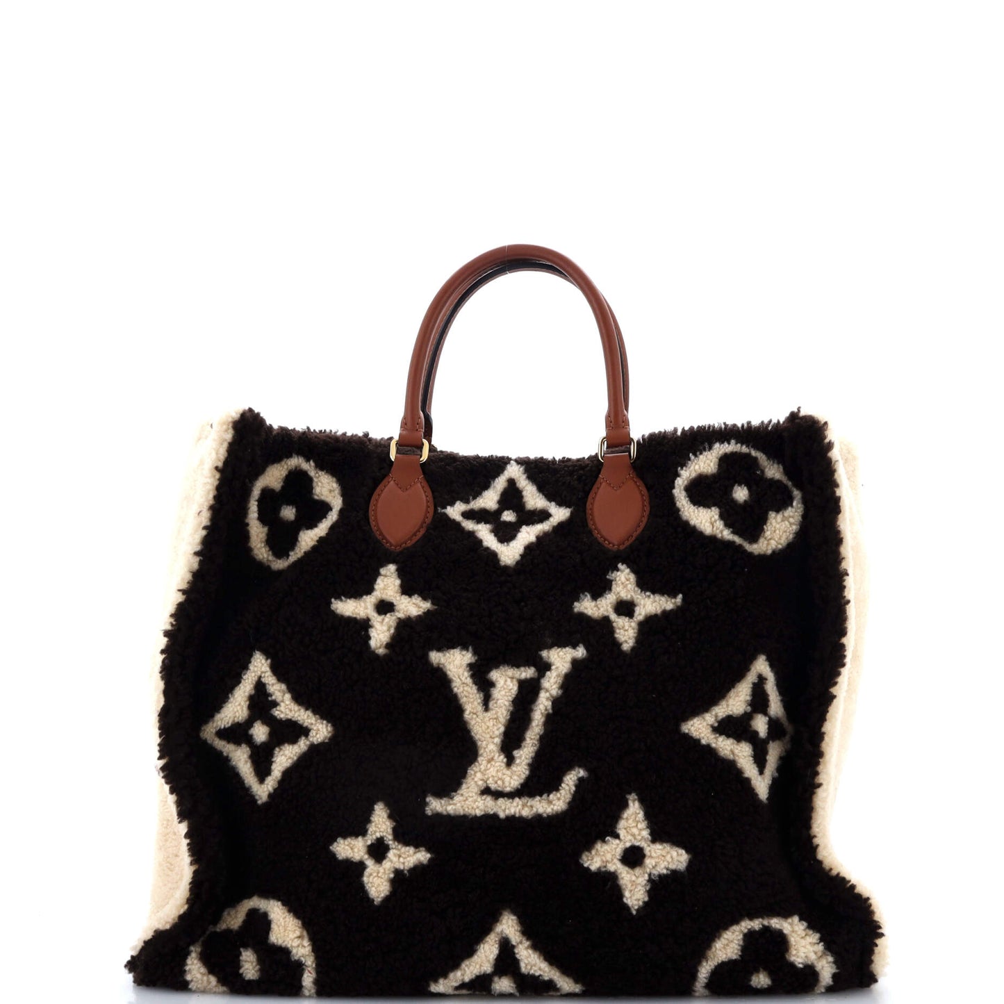 OnTheGo Tote Monogram Giant Teddy Fleece GM
